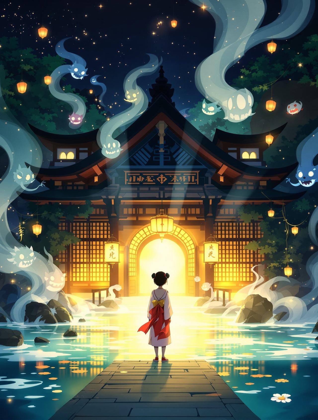 哔咔动漫热播番剧《千与千寻之外传:汤屋新章》封面 - 治愈 / 奇幻,评分9.4