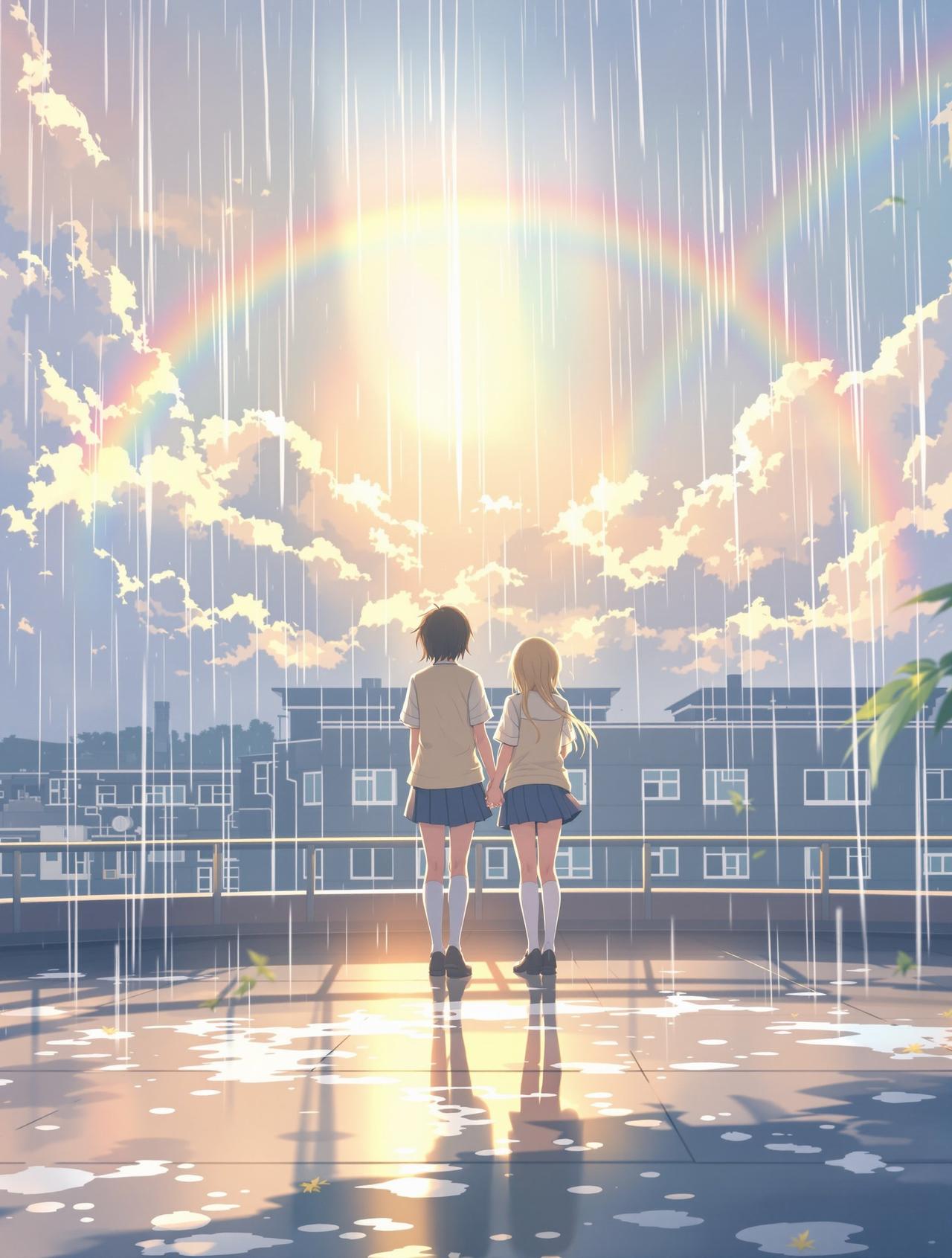哔咔动漫热播番剧《雨后晴空》封面 - 青春 / 治愈,评分9.3