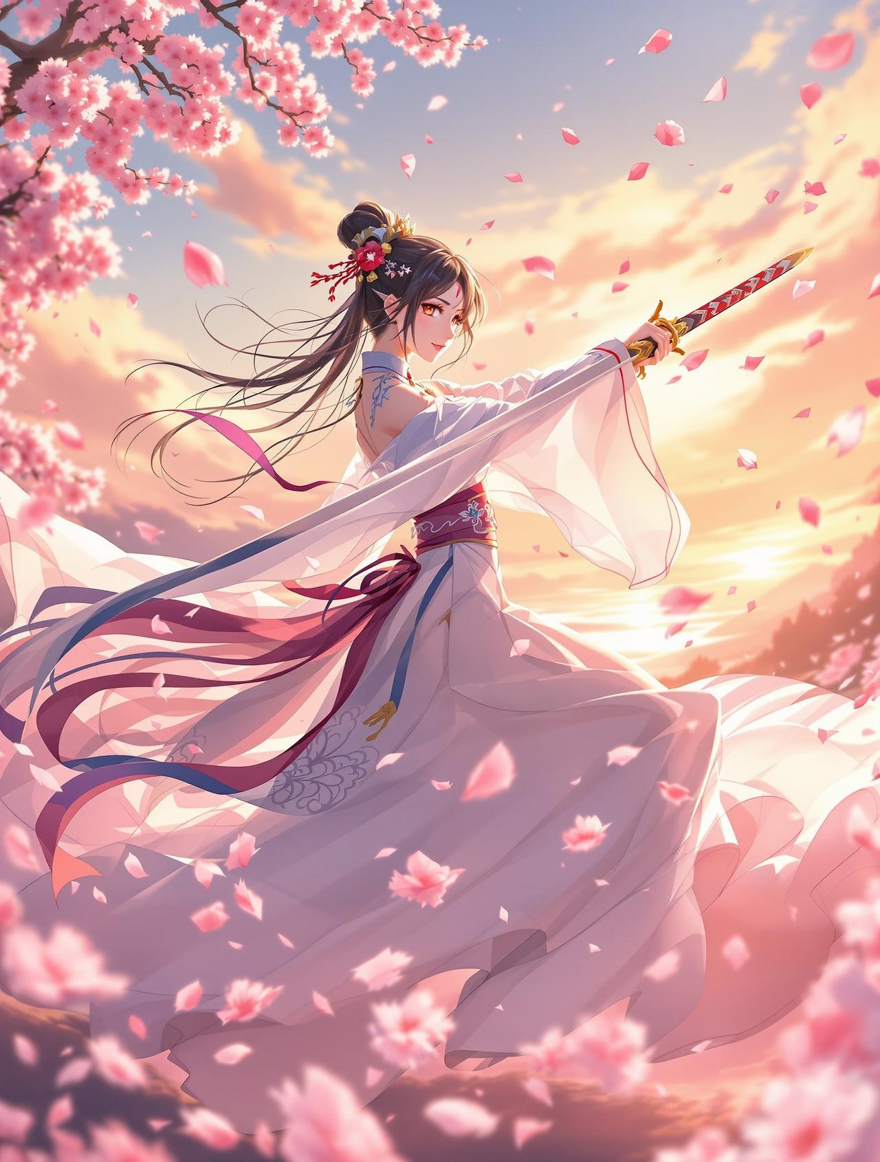 哔咔动漫热播番剧《花与剑之歌》封面 - 古风 / 武侠,评分9.6